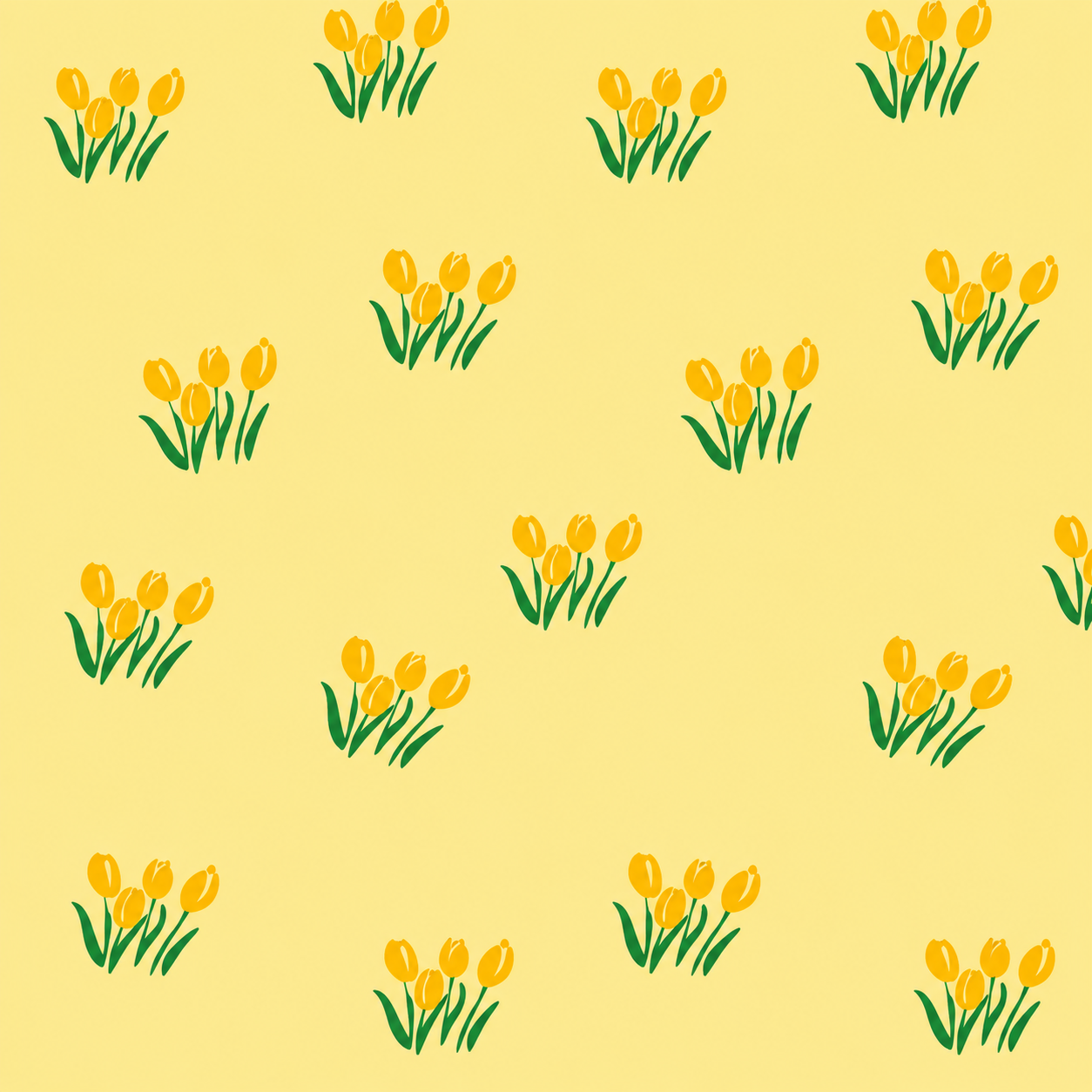 Tulips / Butter Yellow