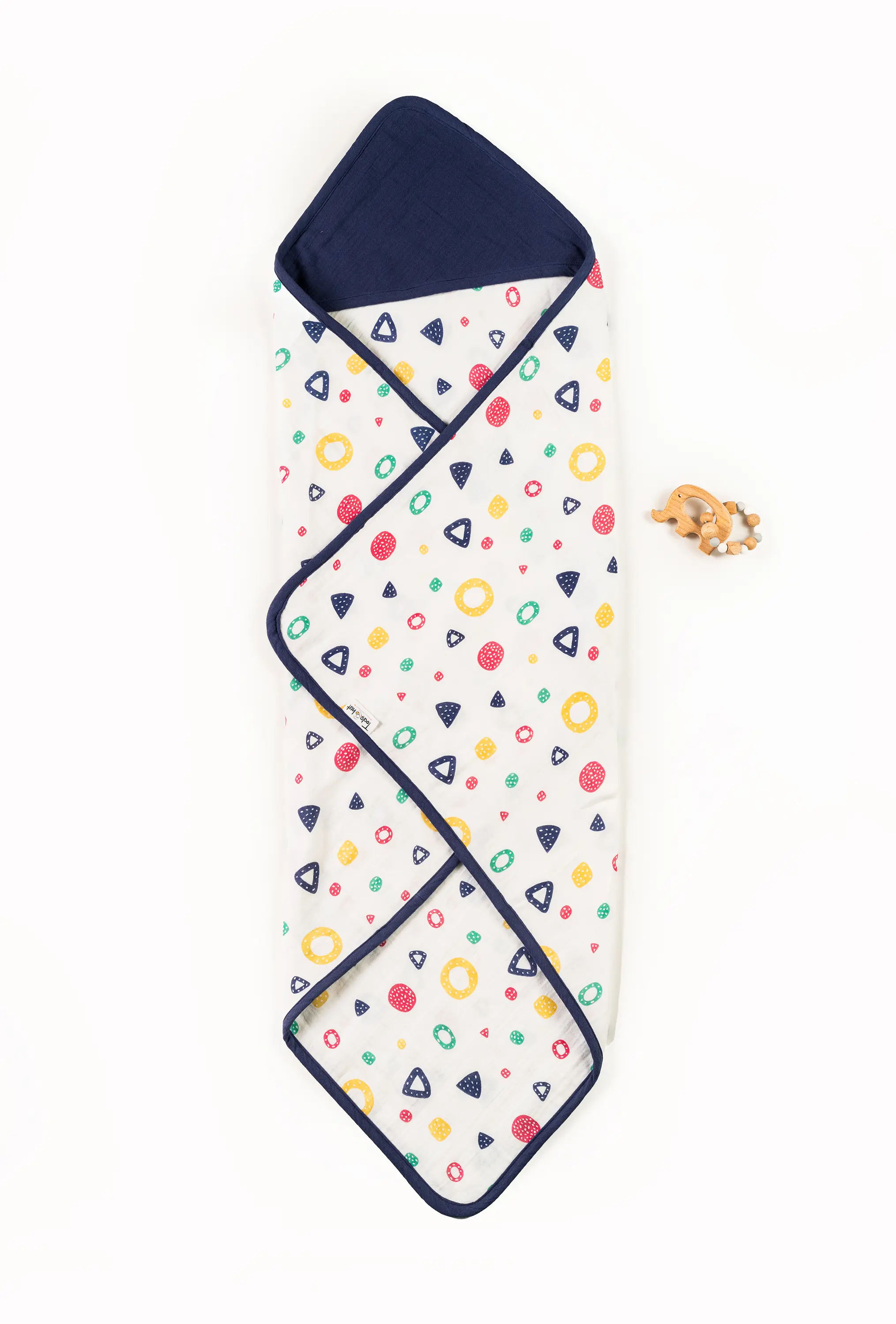 Crinkled Muslin Ultra-Soft Breathable Hooded Towel