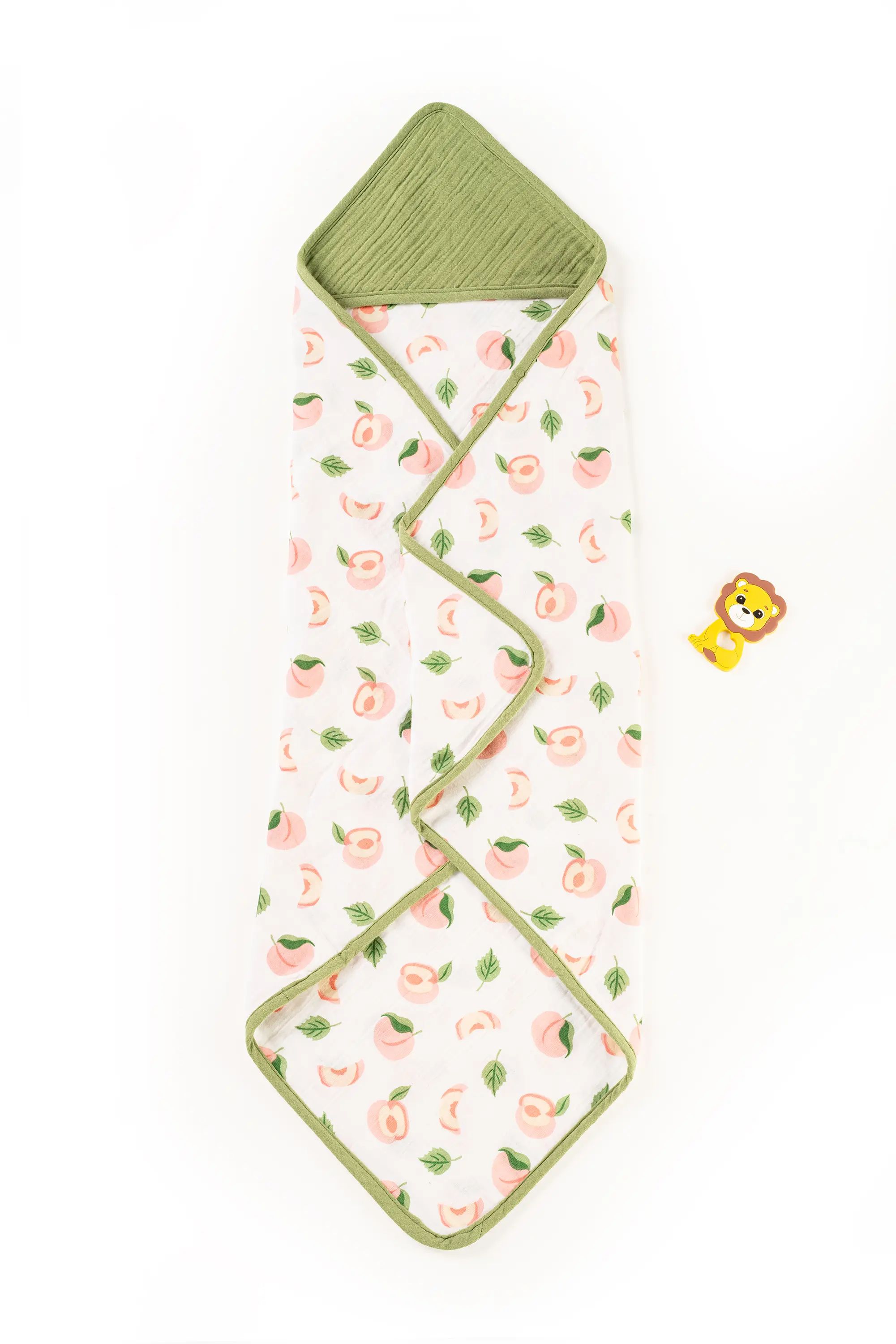 Crinkled Muslin Ultra-Soft Breathable Hooded Towel