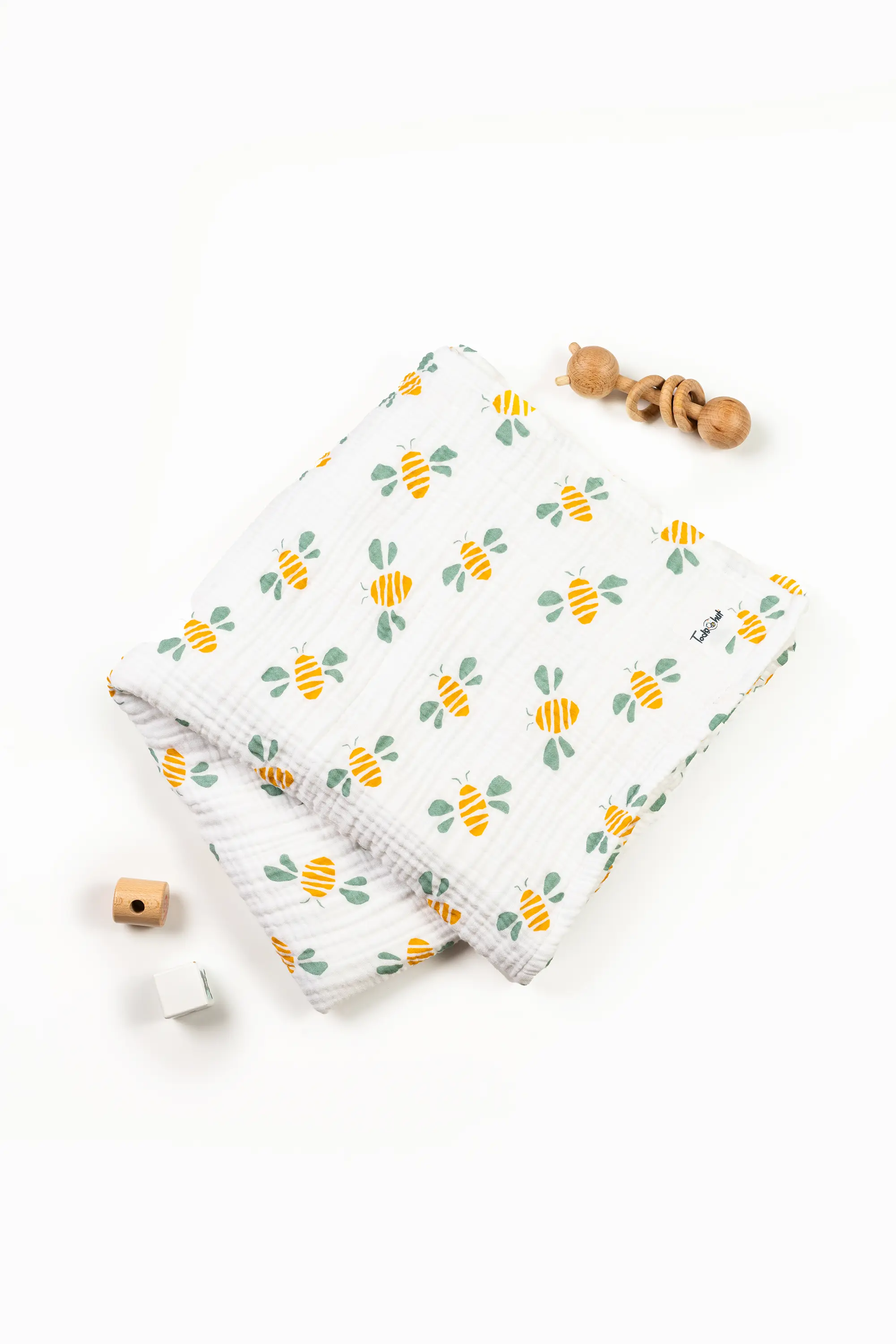 4 Layer Crinkled Muslin Ultra-Soft Breathable Blanket