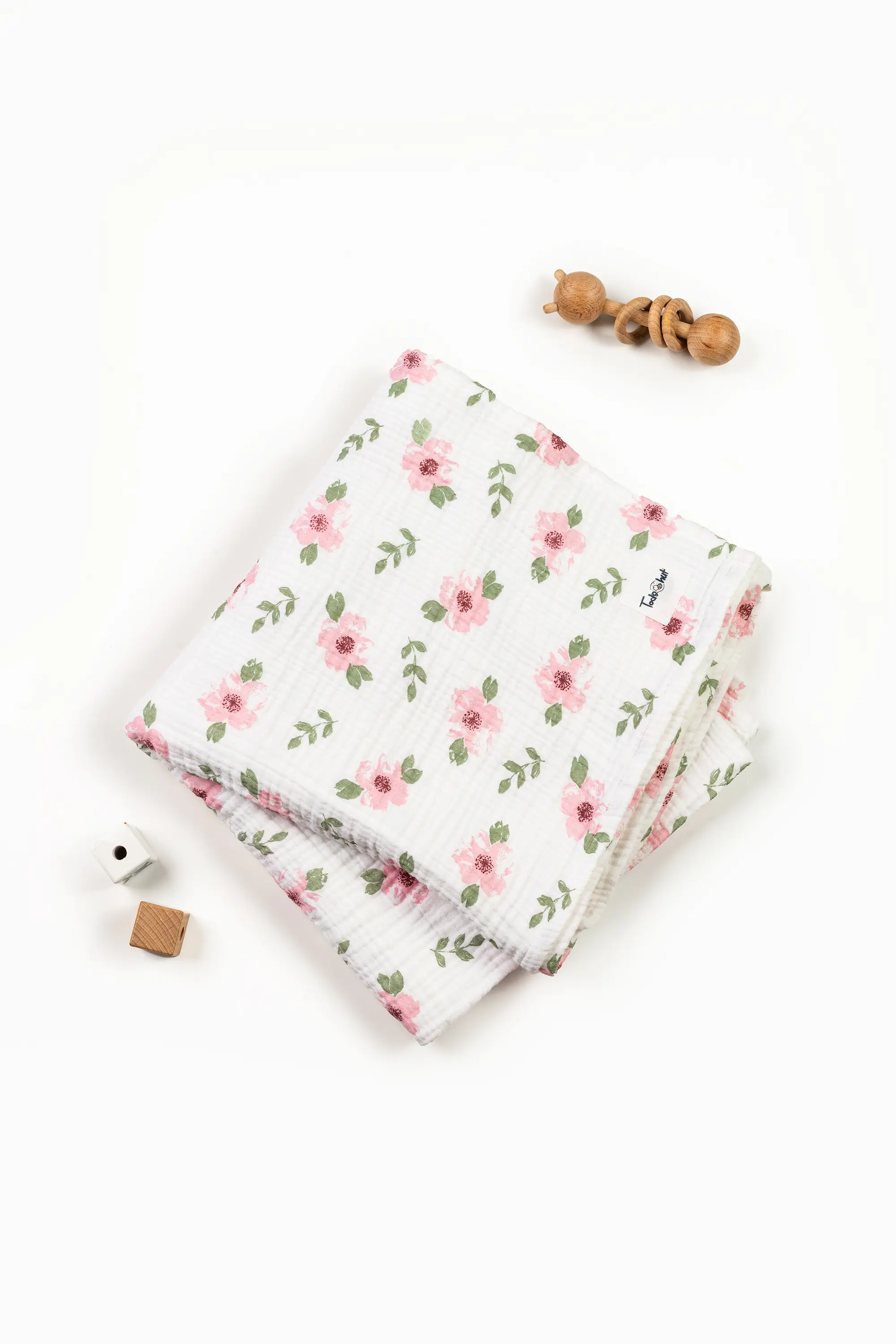 4 Layer Crinkled Muslin Ultra-Soft Breathable Blanket