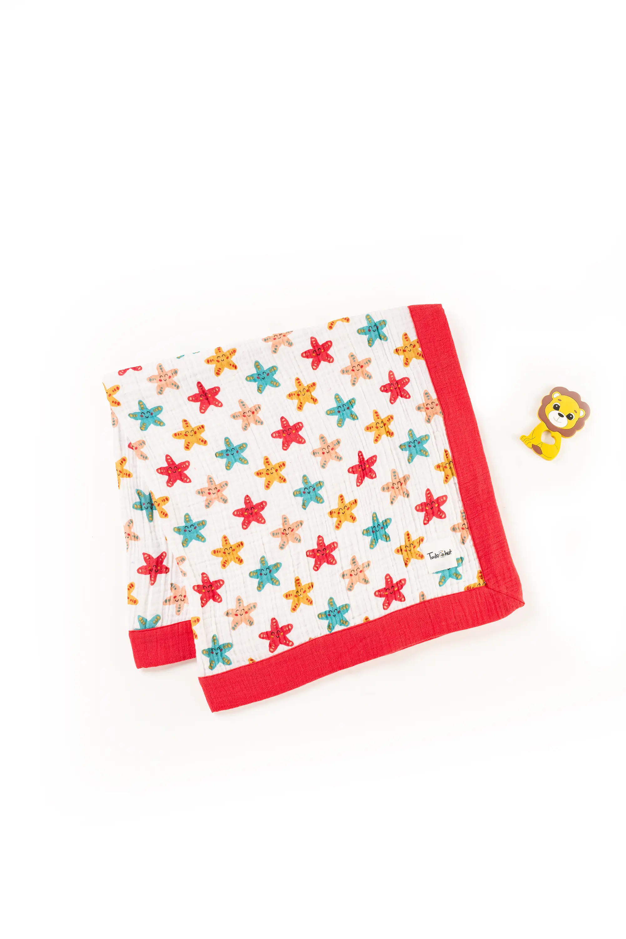 4 Layer Crinkled Muslin Ultra-Soft Breathable Blanket