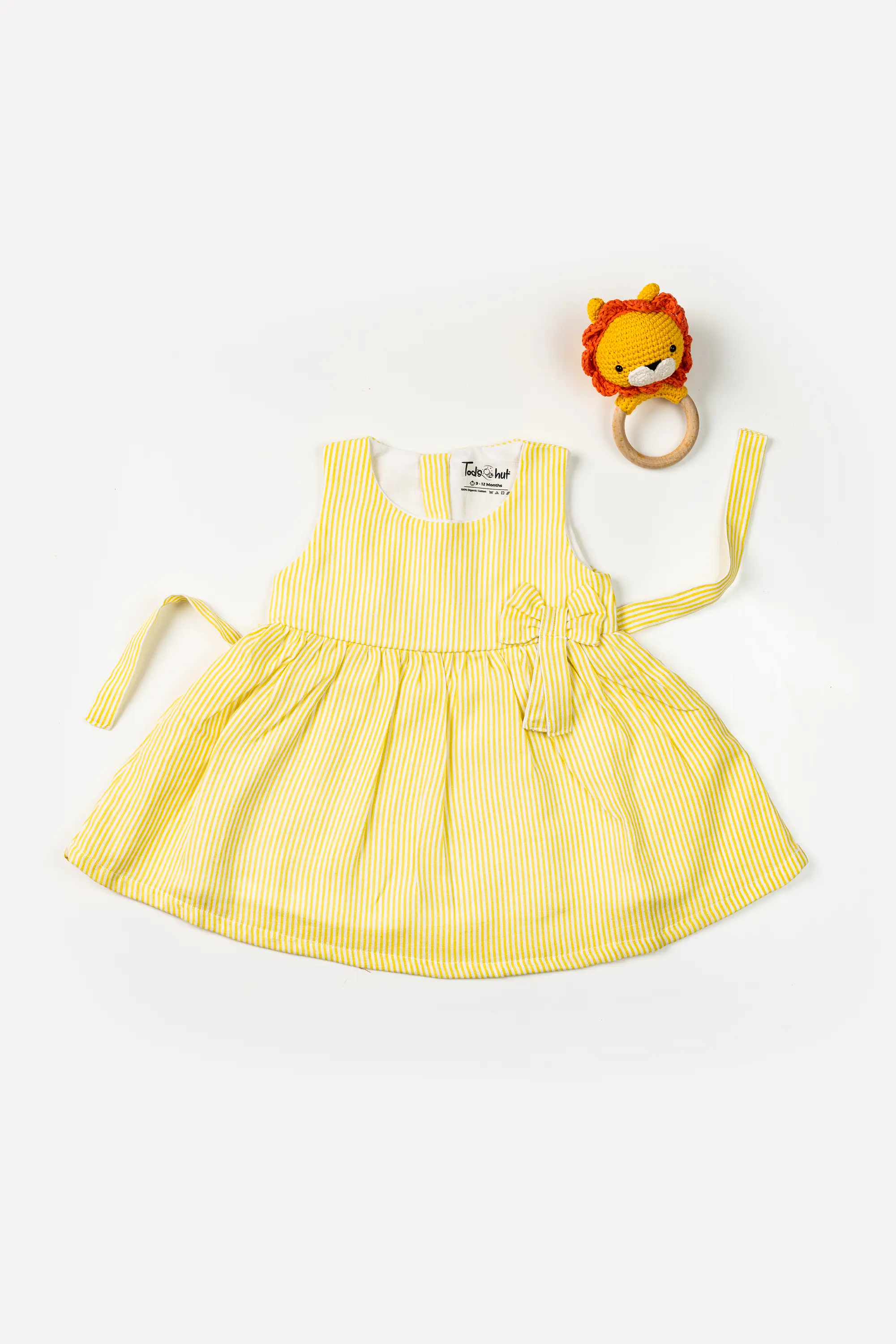 Muslin Frock   Zip Type Stripe