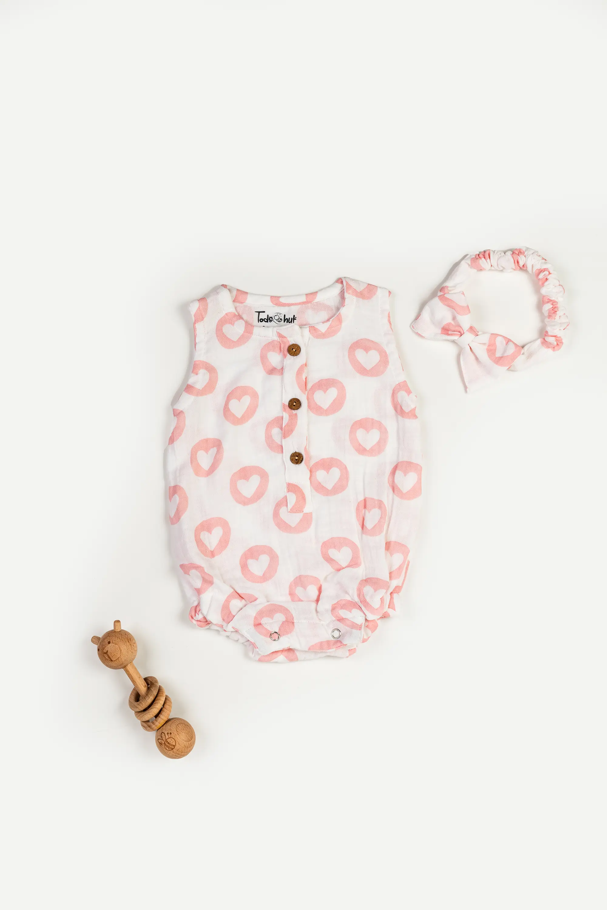 Muslin Onesies with Headband
