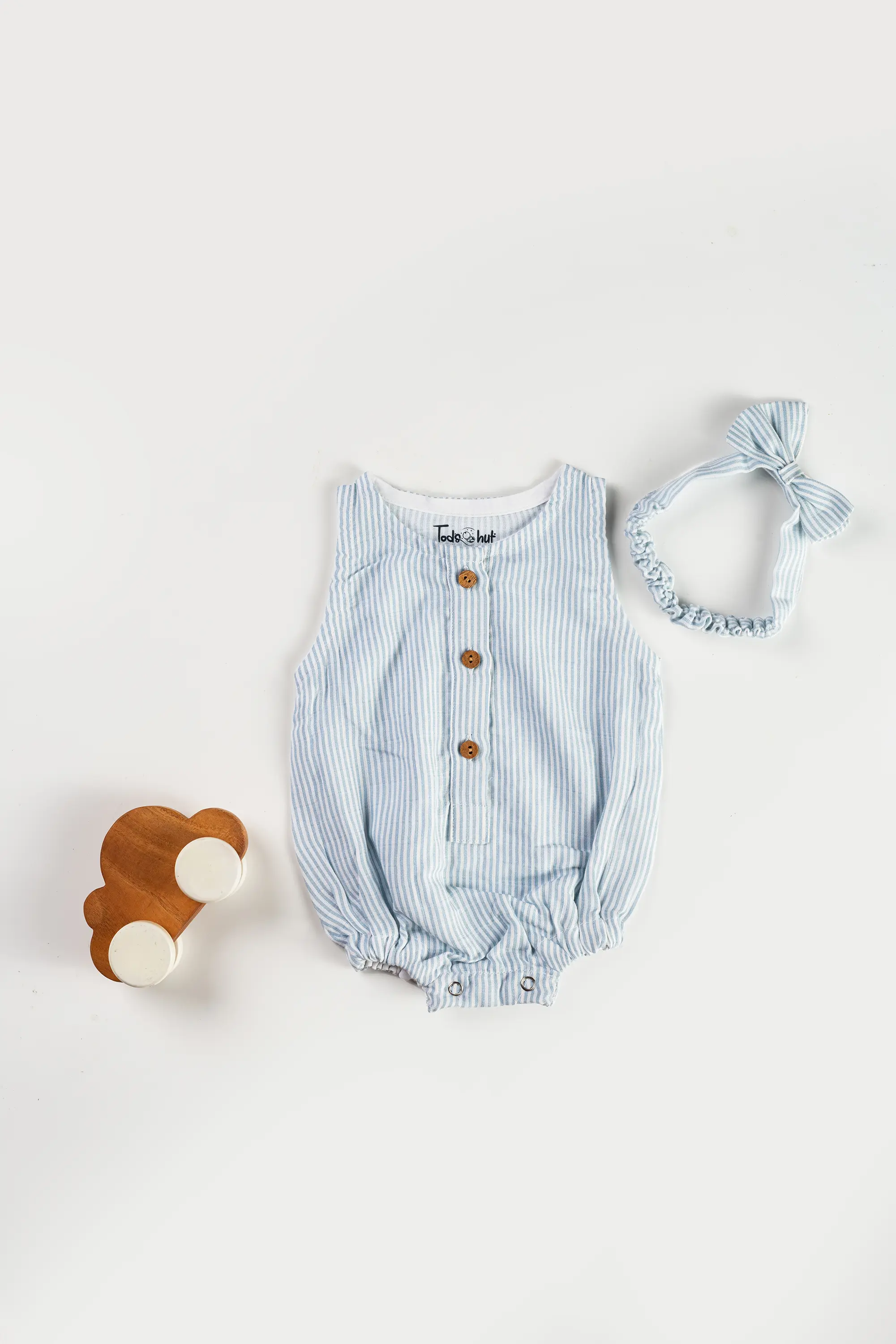 Muslin Onesies with Headband