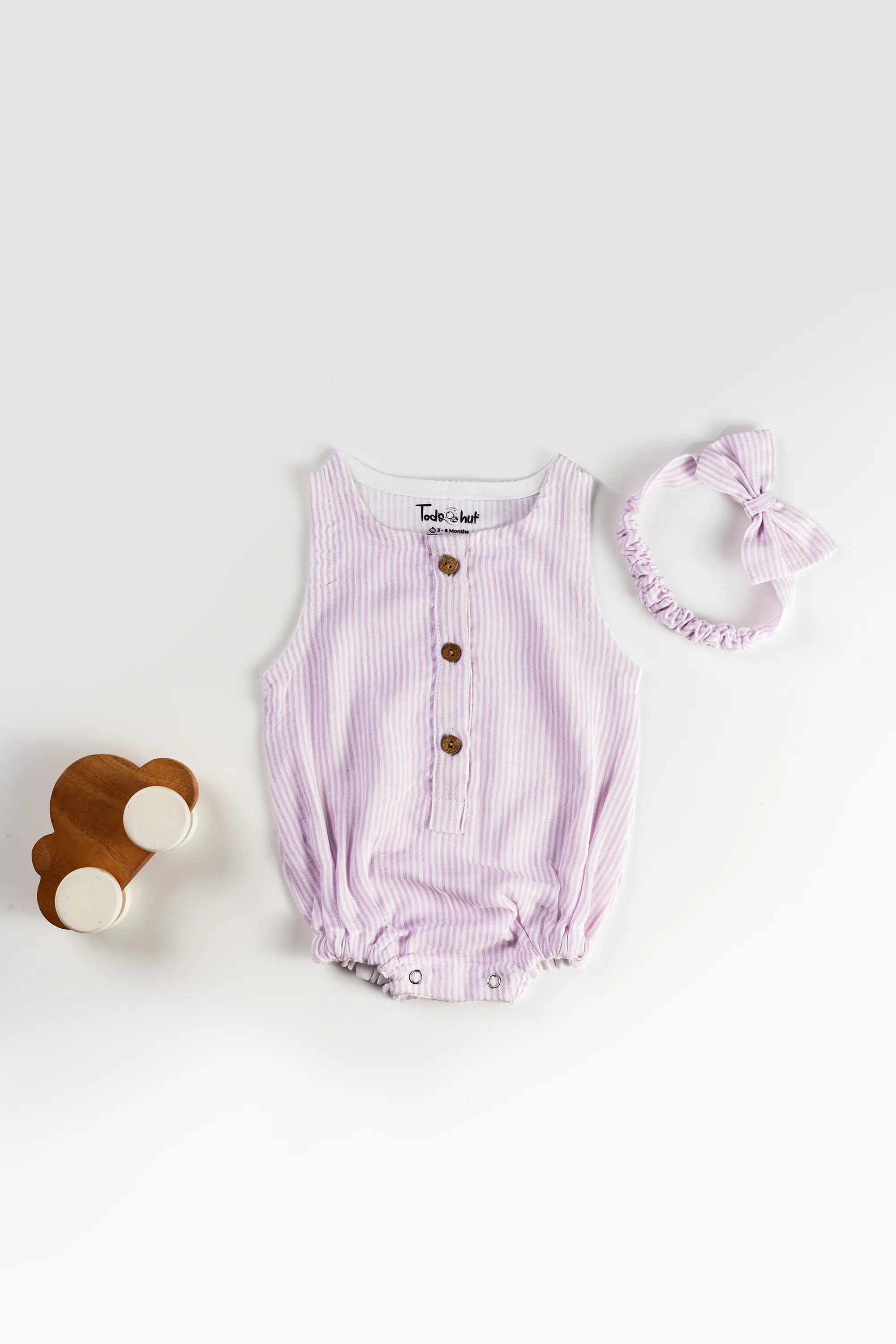 Muslin Onesies with Headband