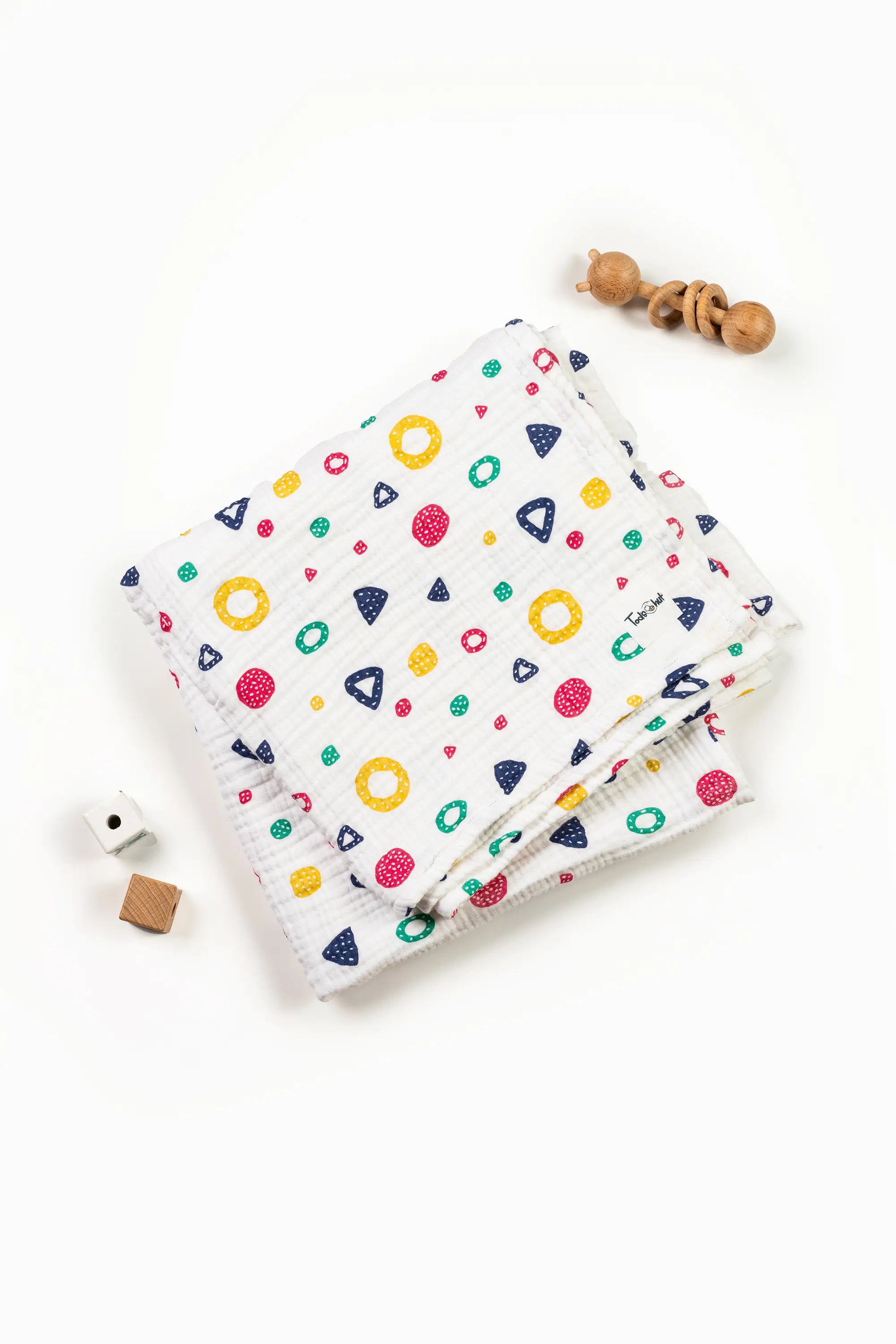 4 Layer Crinkled Muslin Ultra-Soft Breathable Blanket