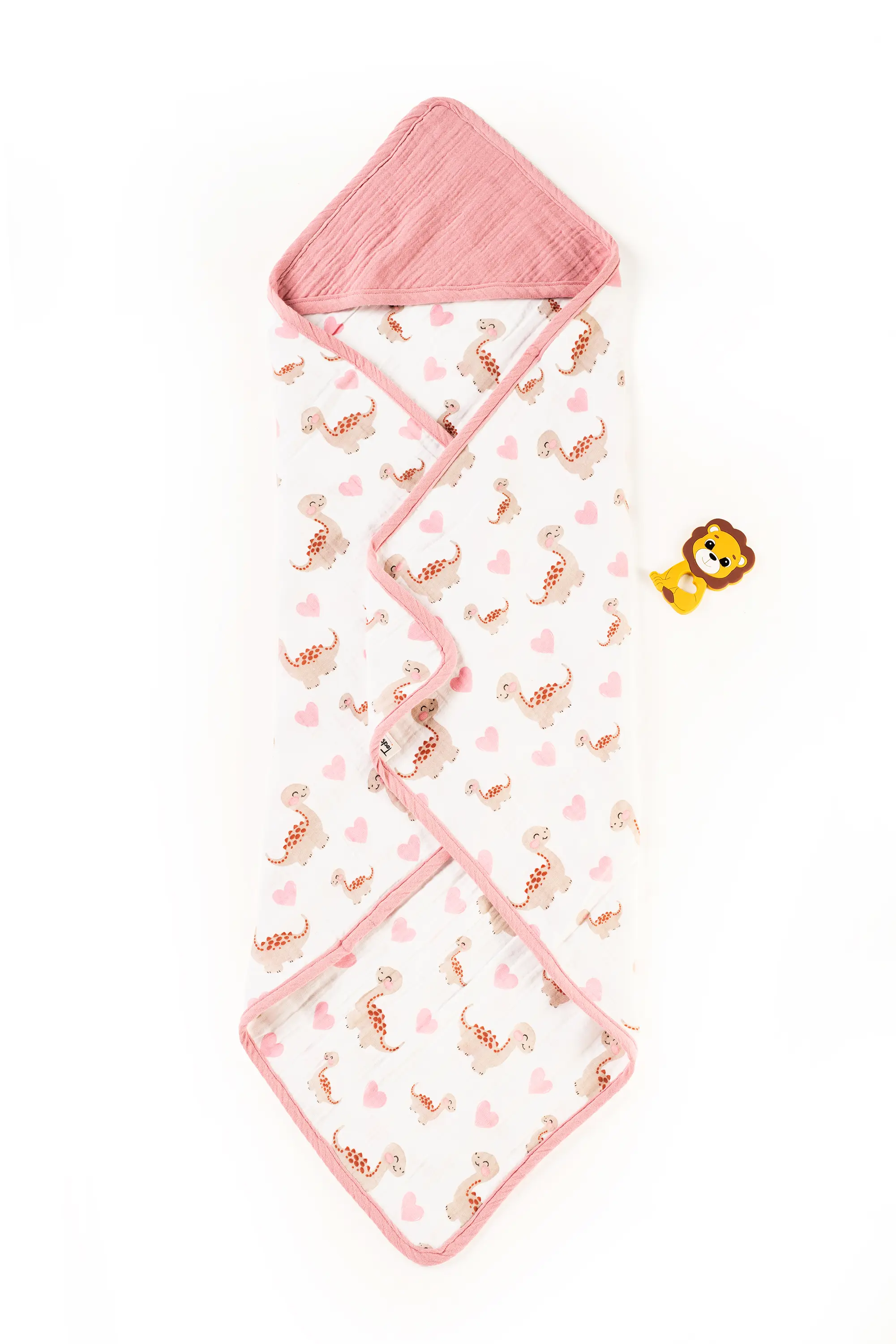 Crinkled Muslin Ultra-Soft Breathable Hooded Towel
