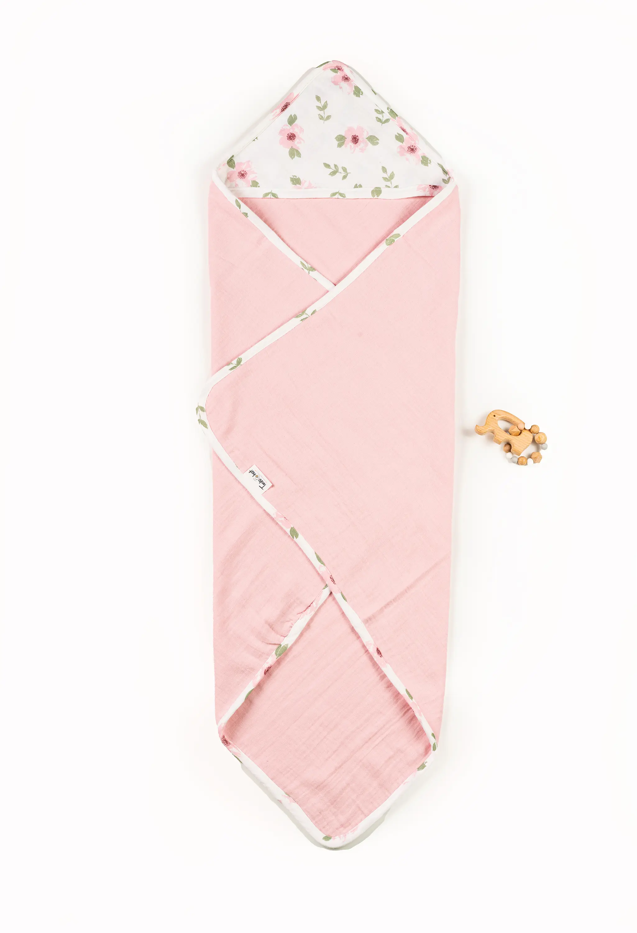 Crinkled Muslin Ultra-Soft Breathable Hooded Towel