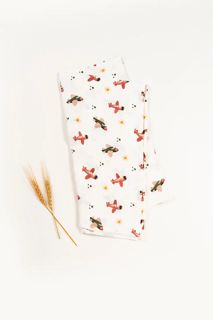 Crinkled Muslin Towel