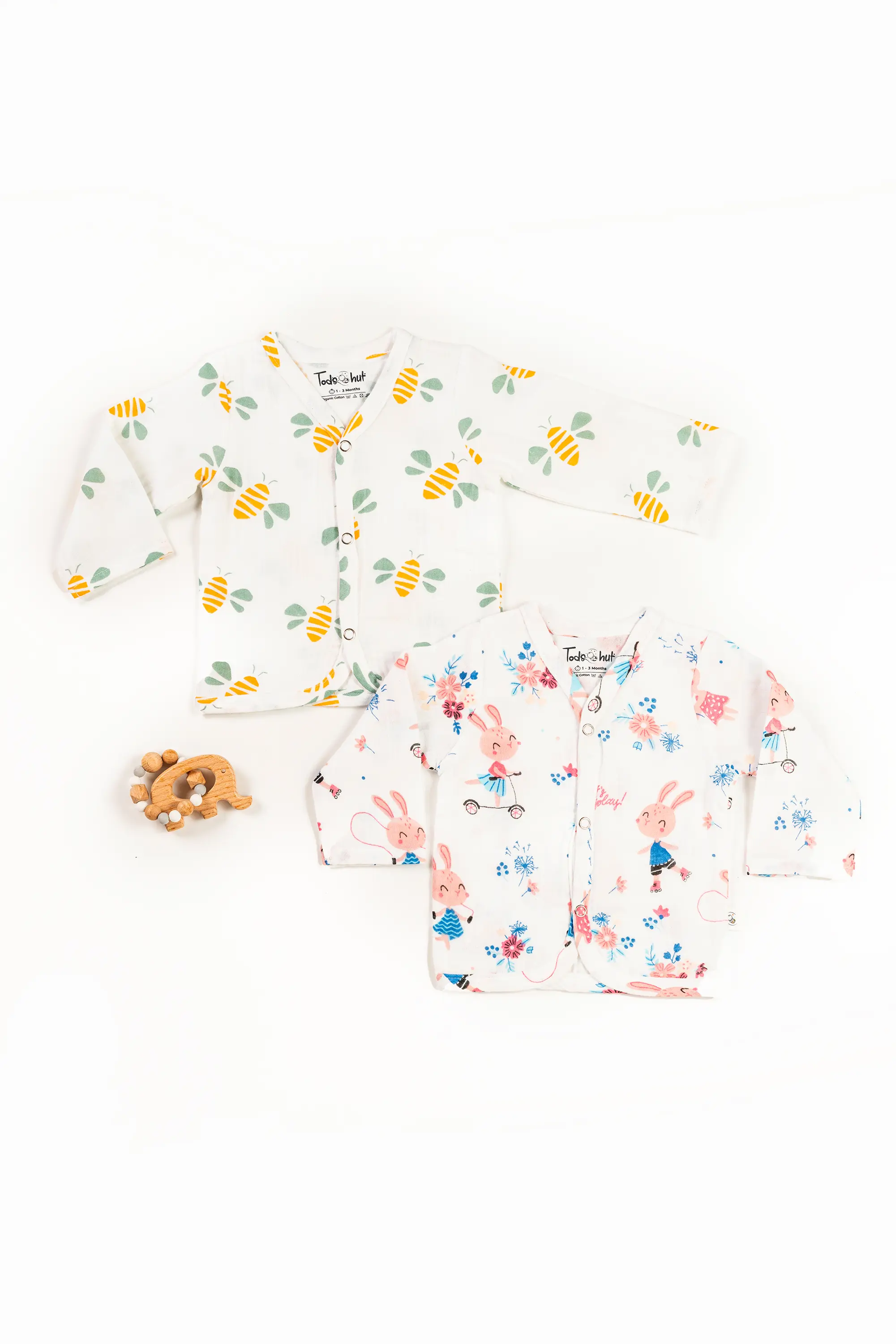 Crinkled Muslin Full-Sleeve Jabla