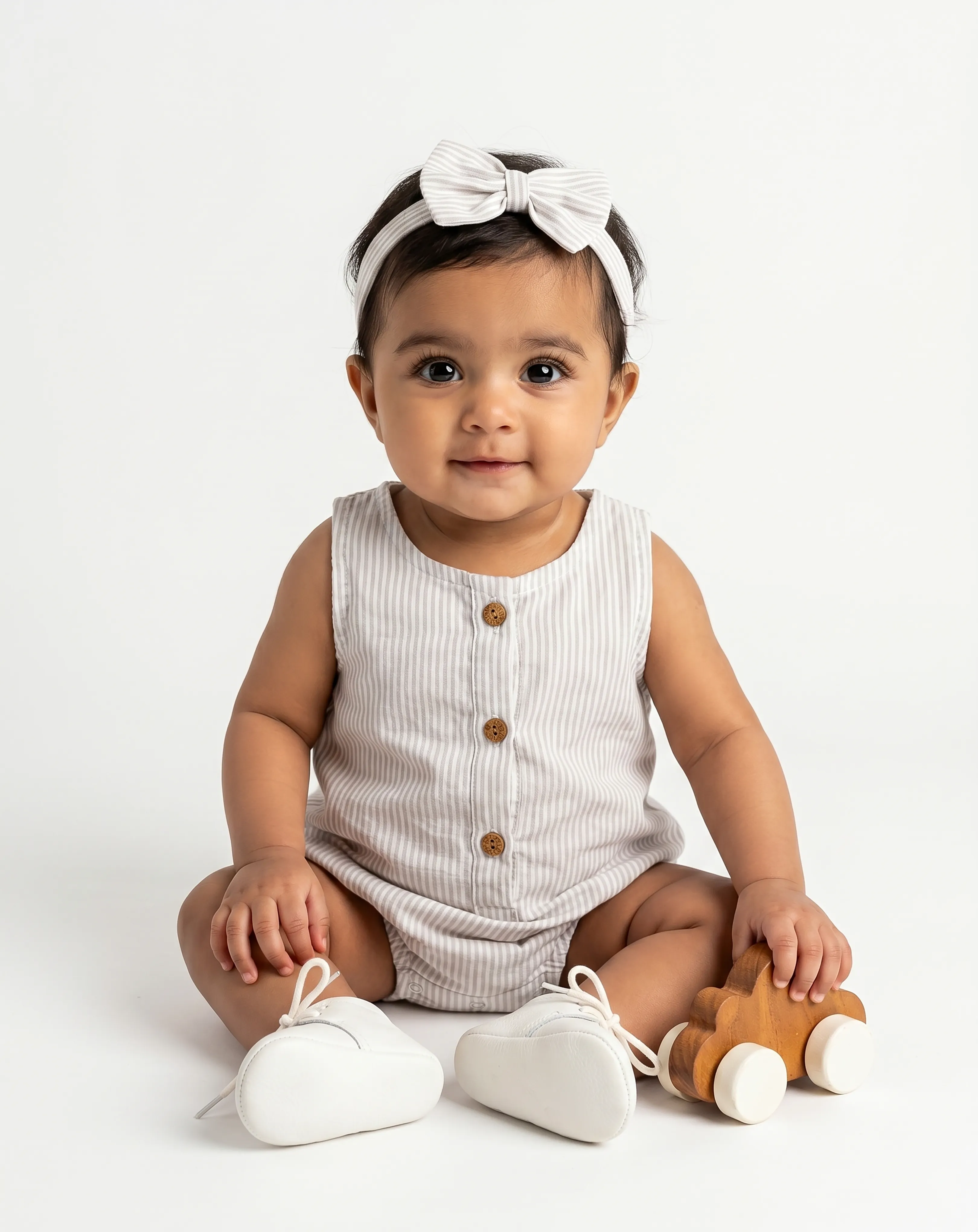 Muslin Onesies with Headband