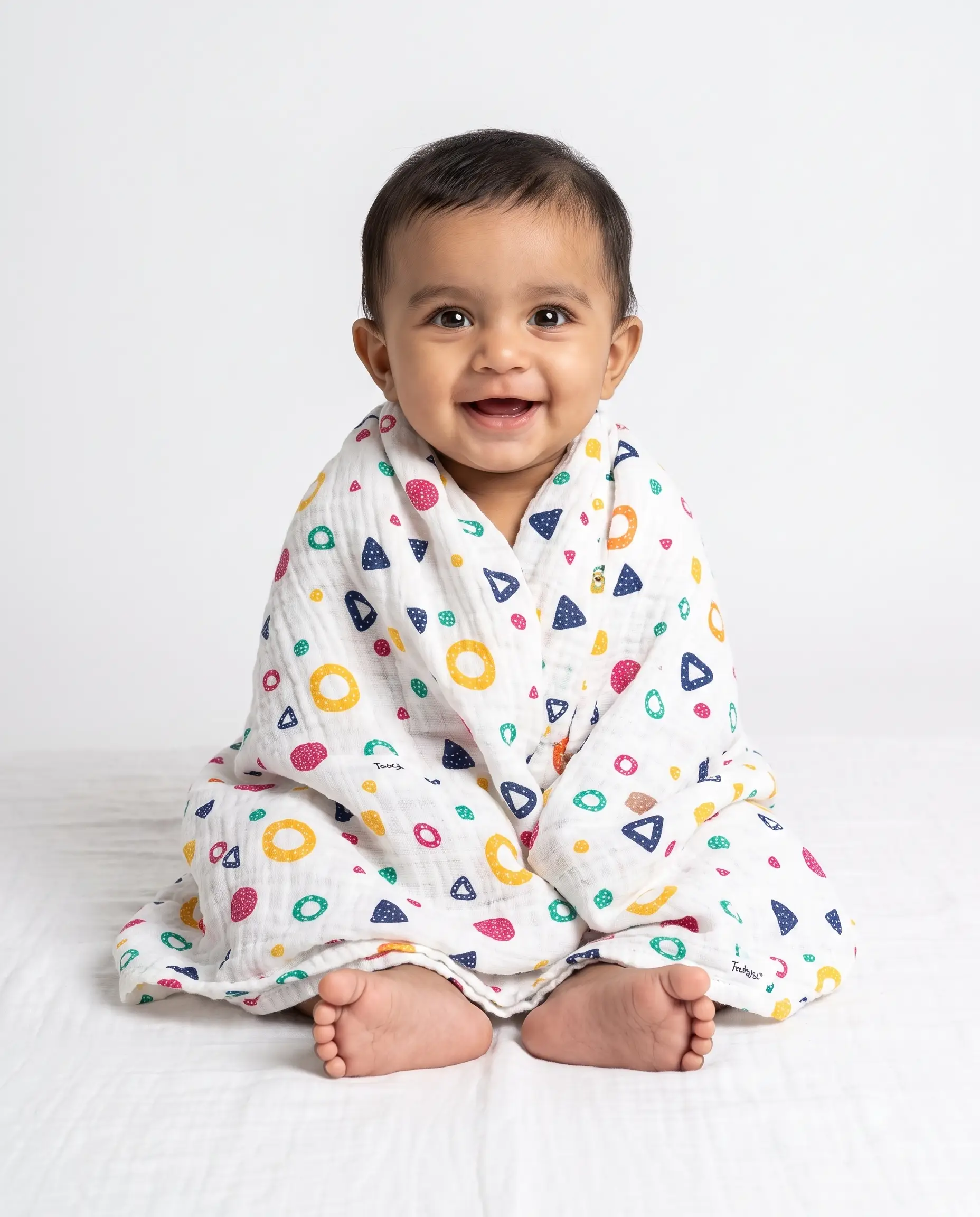 4 Layer Crinkled Muslin Ultra-Soft Breathable Blanket
