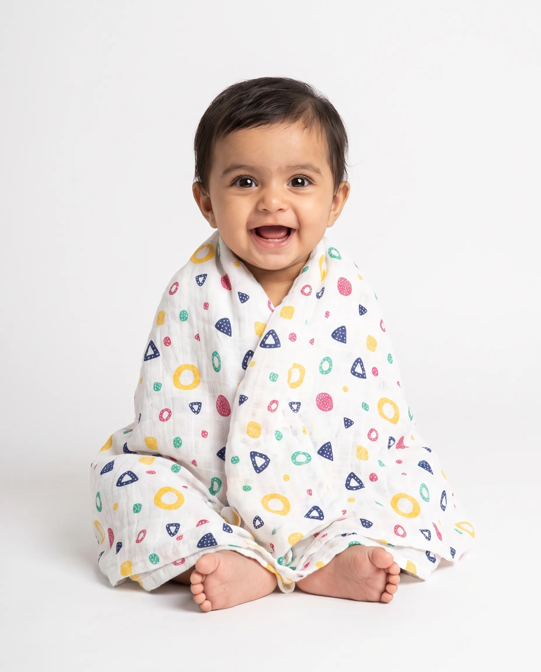 Crinkled Muslin Towel